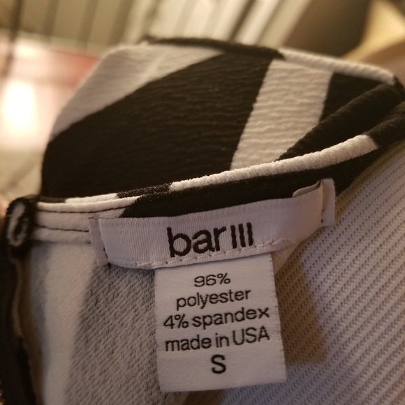 Bar III Textured Peplum Top - Picture 4 of 4